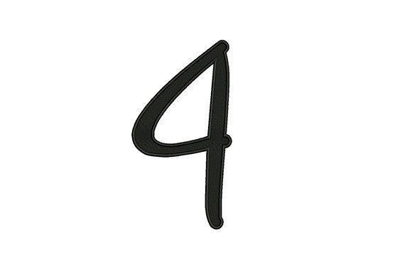 4 Number: A Versatile Embroidery for Seasonal Gifts