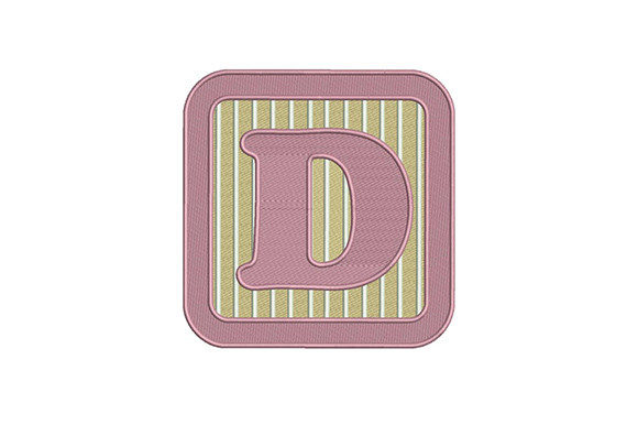 Alphabet Letter D: A Stylish Addition for Apparel