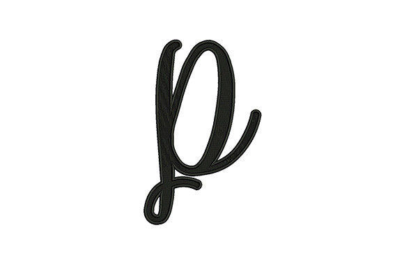 Alphabet P: A Versatile Embroidery Design for Apparel