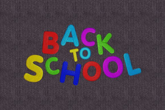Back to School: A Versatile Embroidery Design