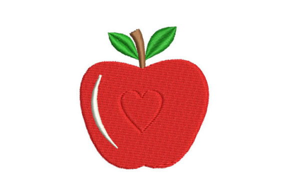 Charming Apple Embroidery for Diverse Projects