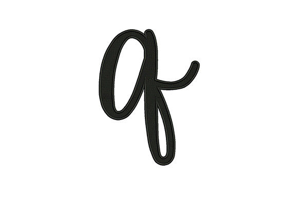 Charming Lower Case Alphabet Q for Handmade Gifts