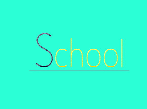 Charming School Embroidery for Back-to-School Projects