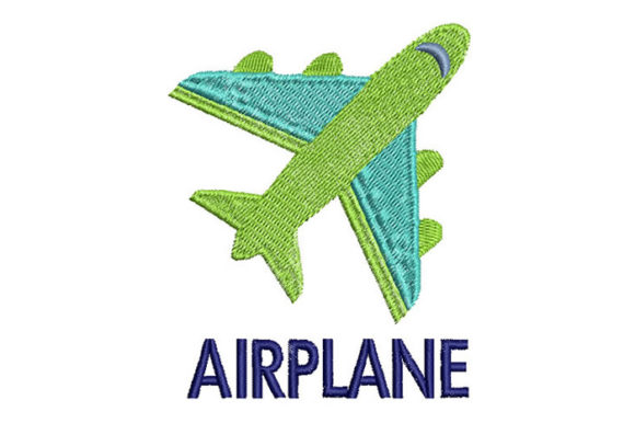 Colorful Airplane: A Versatile Holiday Embroidery Design