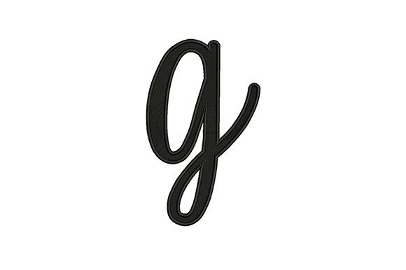 Elegant Lower Case Alphabet G for Branding