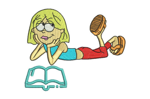 Girl Studying: A Charming Addition to Your Sweatshirt Line