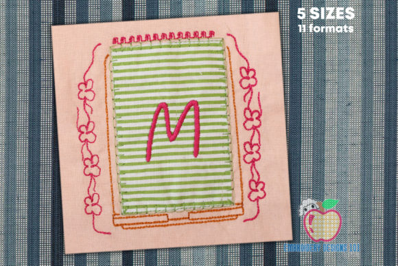 Notebook Floral Design for Kids' Apparel
