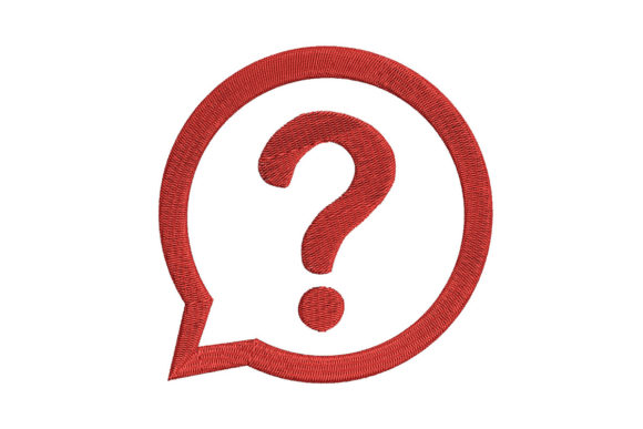 Question Mark: A Fun and Versatile Embroidery Design