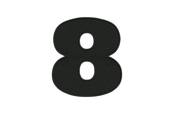 Review: Bold Number 8 for Seasonal Embroidery