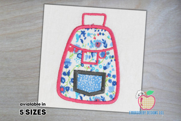 School Bag Pack Applique Pattern Review