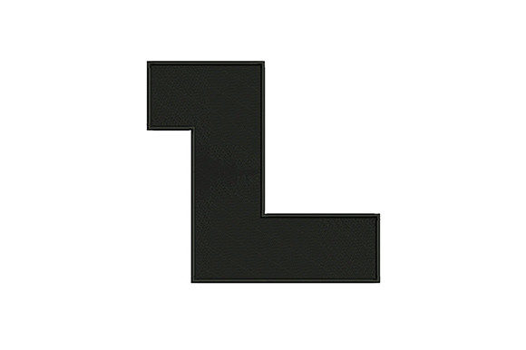 Simple Elegance: Letter L for Seasonal Embroidery