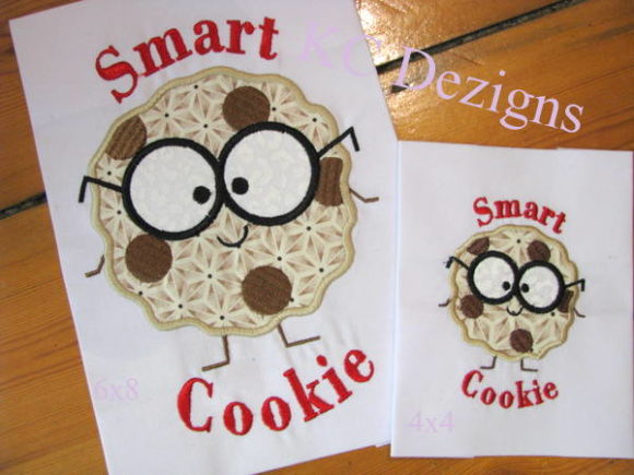 Smart Cookie Boy: A Charming Embroidery Design
