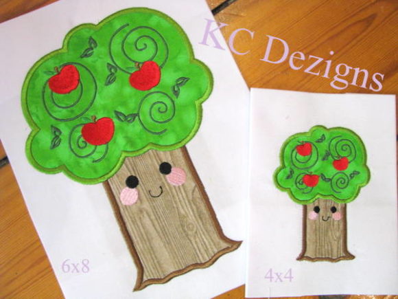 Smiley Apple Tree: A Charming Addition to Your Embroidery Projects