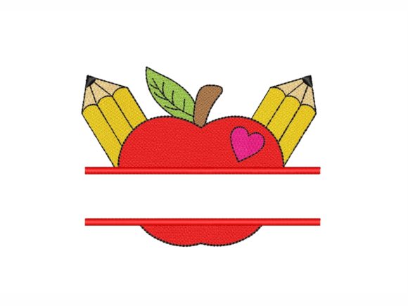 Split Apple: A Charming Addition for Back-to-School Apparel