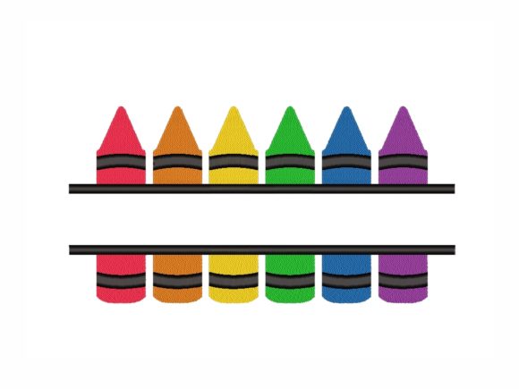 Split Pencils: A Playful Embroidery for Back-to-School
